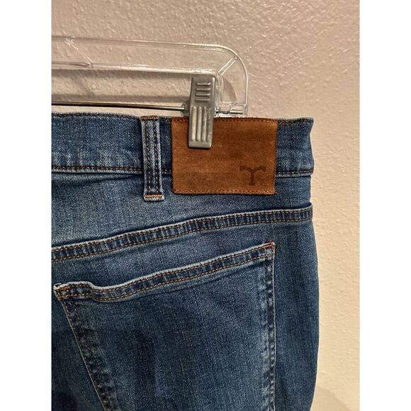 Tecovas Mens Size 34x32 Standard Fit Denim Blue Jeans Cowboy Western - Picture 3 of 8